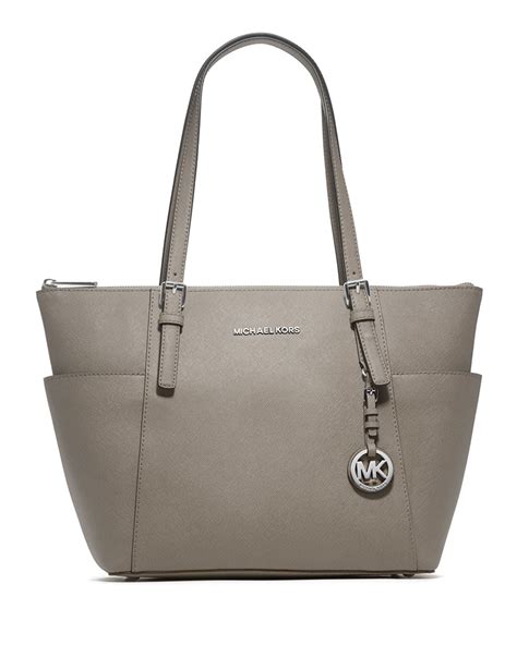 dark grey michael kors bag|Michael Kors grey tote bag.